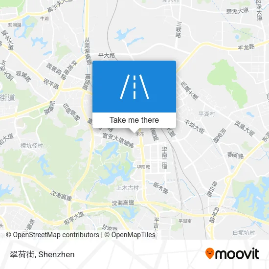 翠荷街 map