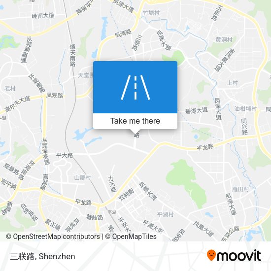 三联路 map
