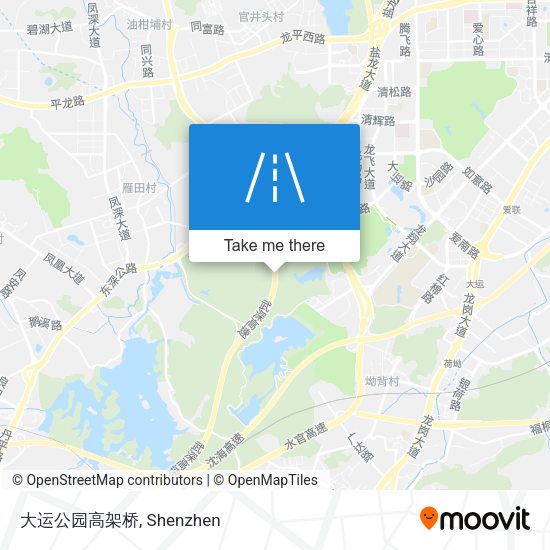大运公园高架桥 map