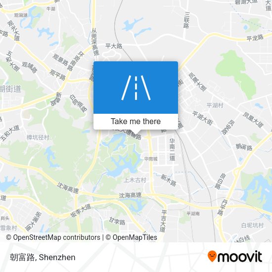 朝富路 map