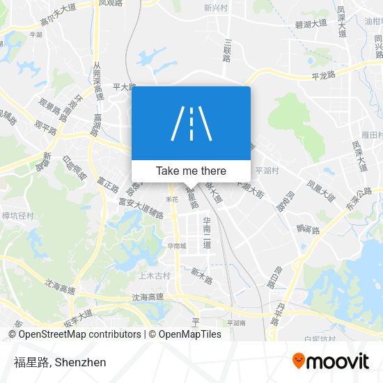福星路 map