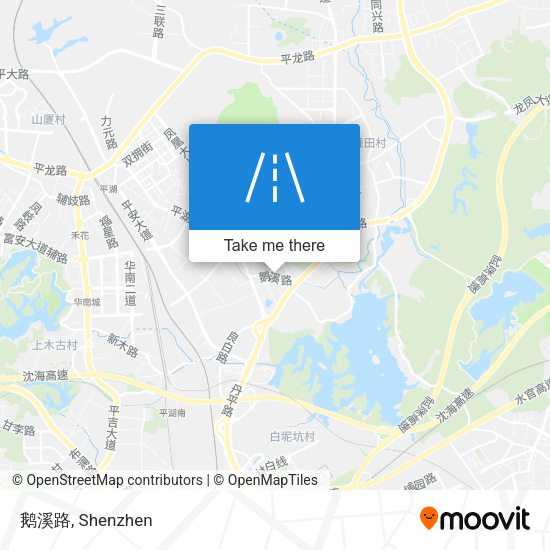 鹅溪路 map