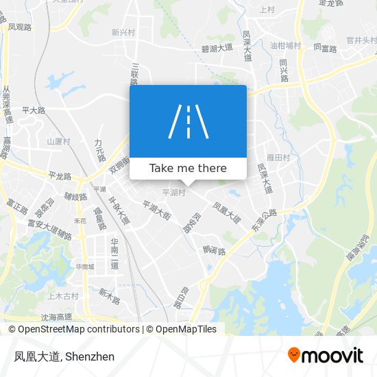 凤凰大道 map