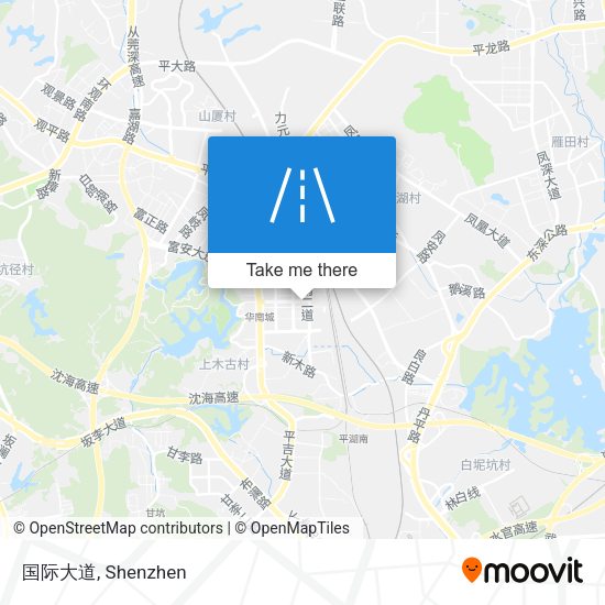 国际大道 map