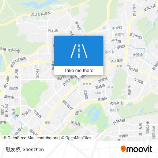 融发桥 map