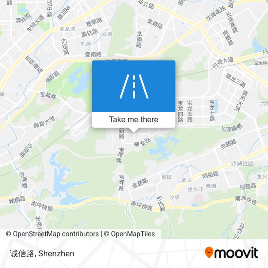 诚信路 map