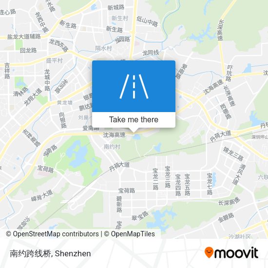 南约跨线桥 map