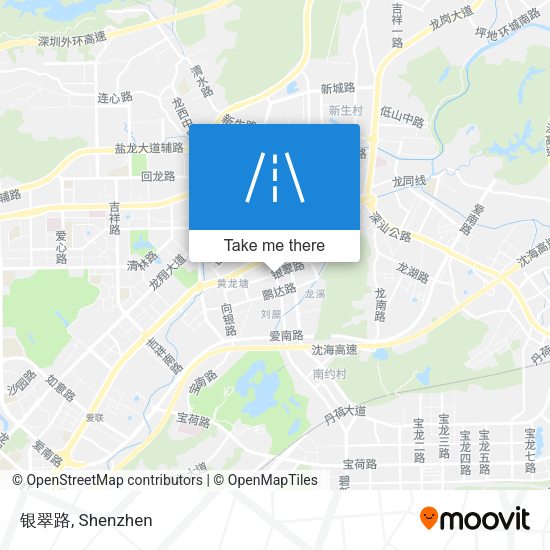 银翠路 map