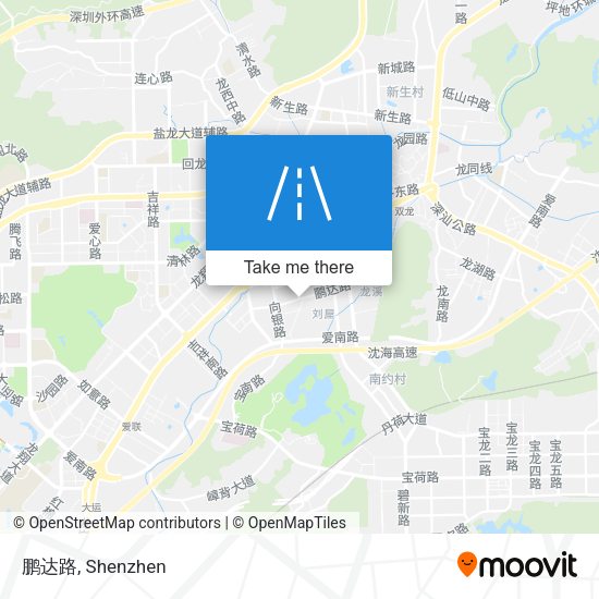 鹏达路 map