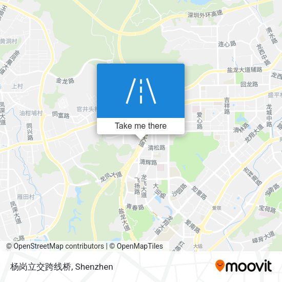 杨岗立交跨线桥 map