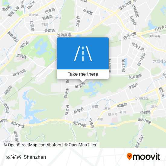 翠宝路 map