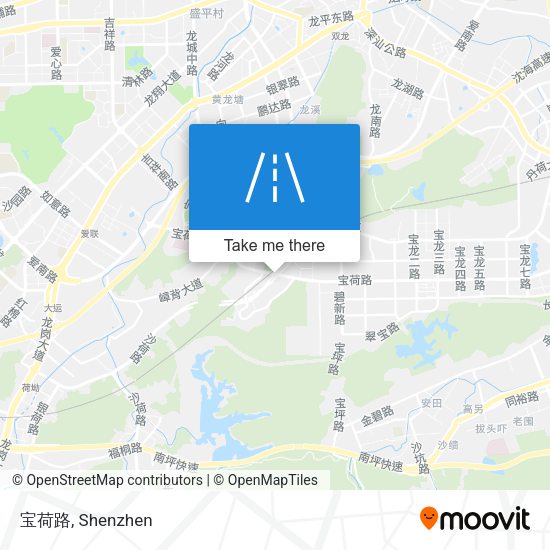 宝荷路 map