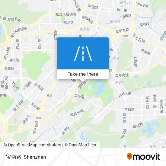 宝南路 map