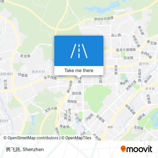 腾飞路 map
