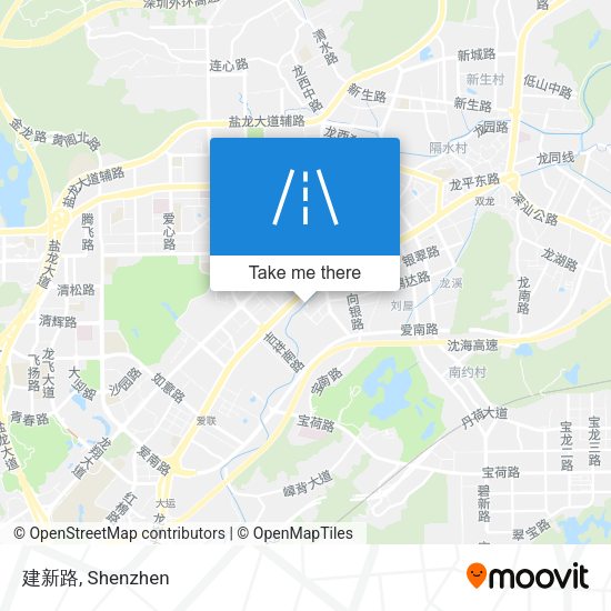建新路 map