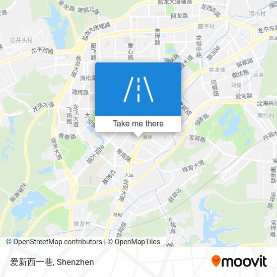 爱新西一巷 map