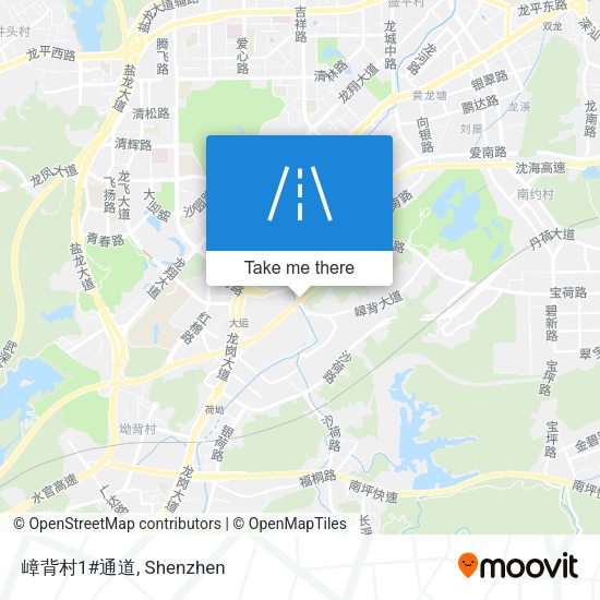 嶂背村1#通道 map