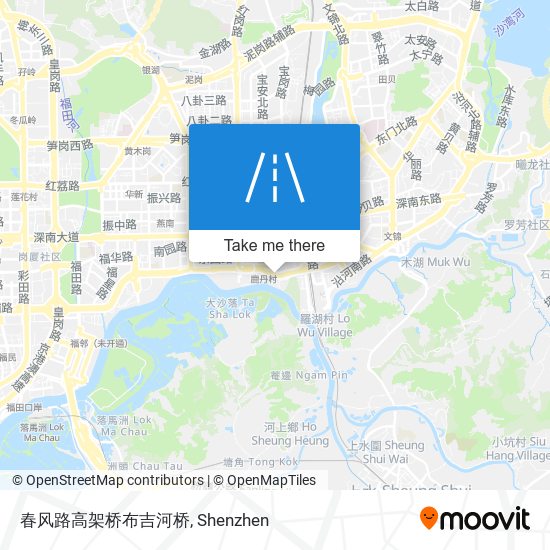 春风路高架桥布吉河桥 map