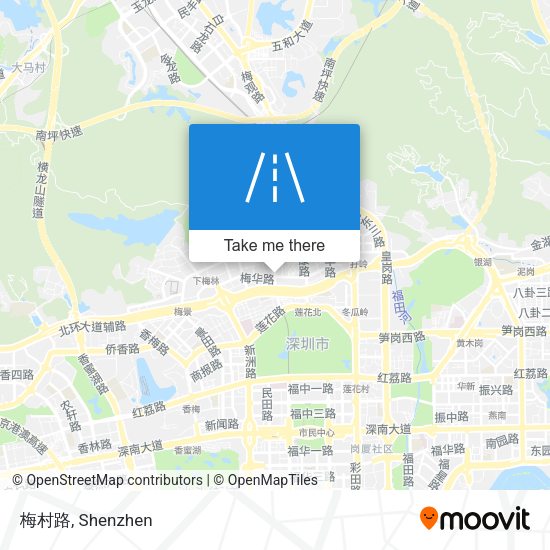 梅村路 map
