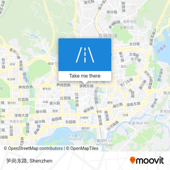 笋岗东路 map