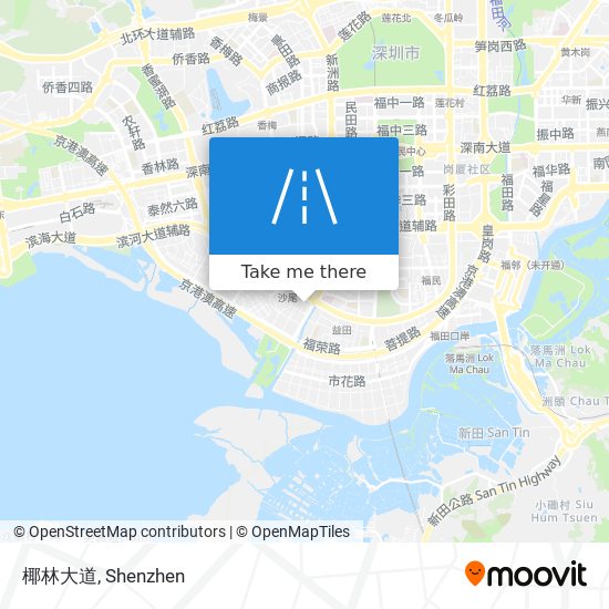 椰林大道 map