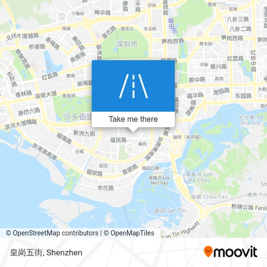 皇岗五街 map