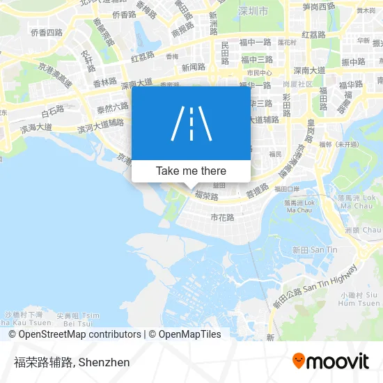 福荣路辅路 map