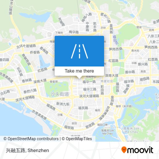 兴融五路 map