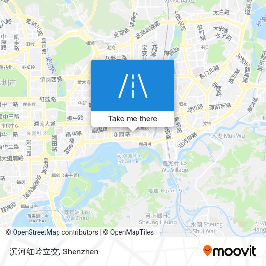 滨河红岭立交 map