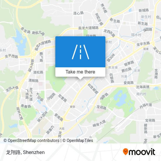 龙翔路 map