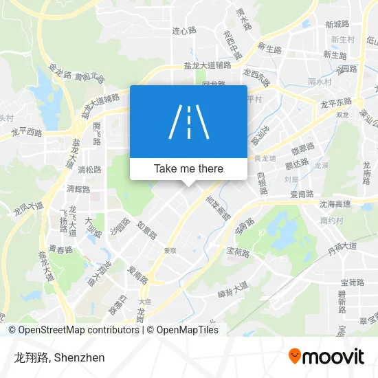 龙翔路 map