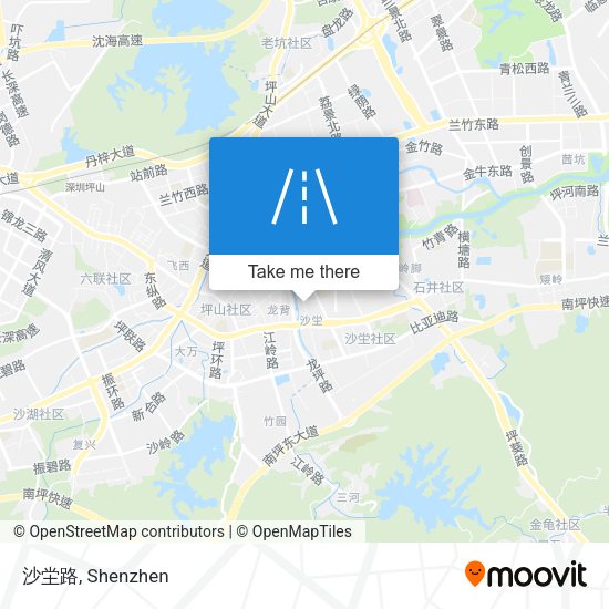 沙坣路 map