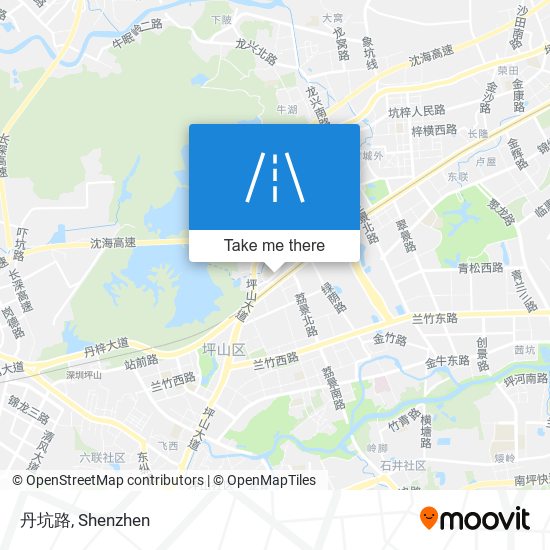 丹坑路 map