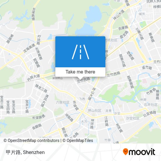 甲片路 map