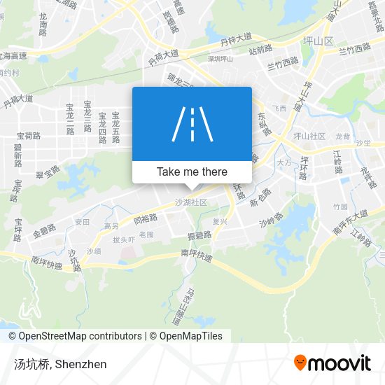 汤坑桥 map