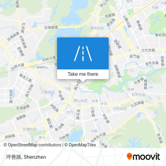 坪善路 map