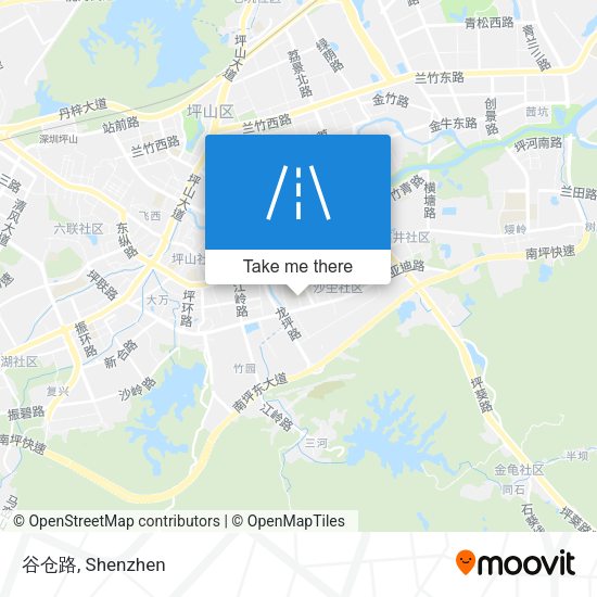 谷仓路 map