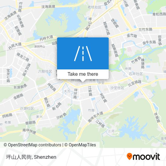 坪山人民街 map