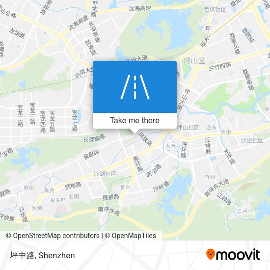 坪中路 map