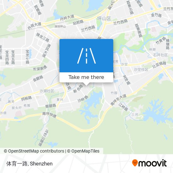 体育一路 map