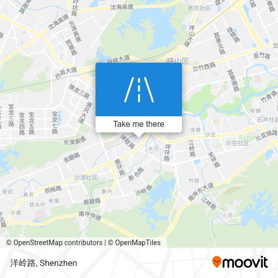 洋岭路 map