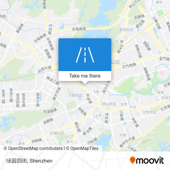 绿园四街 map