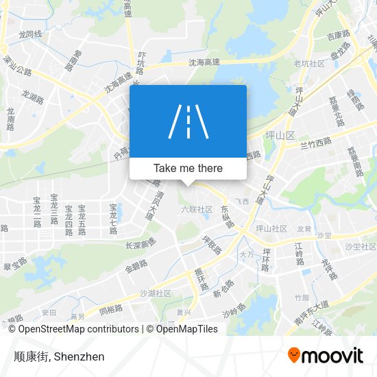 顺康街 map