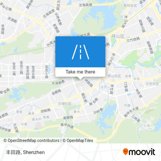 丰田路 map