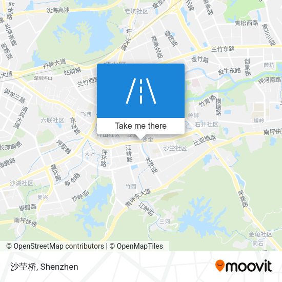沙茔桥 map
