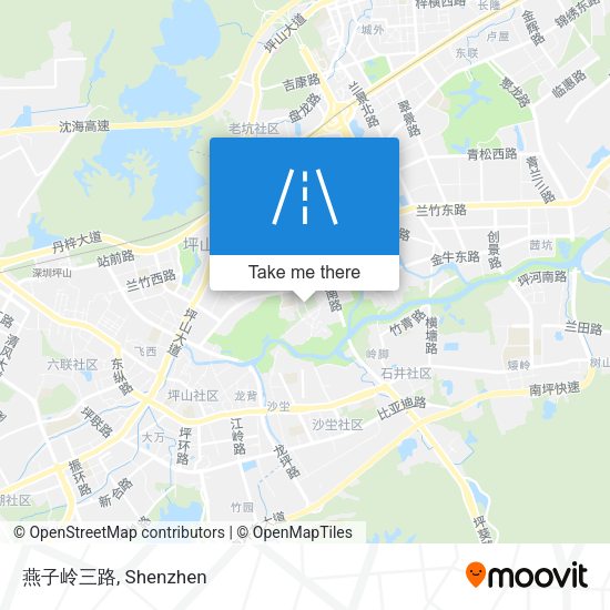 燕子岭三路 map