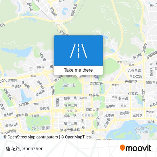 莲花路 map