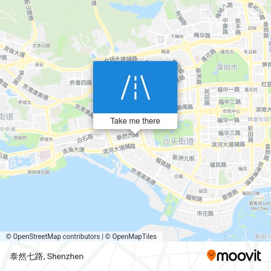 泰然七路 map