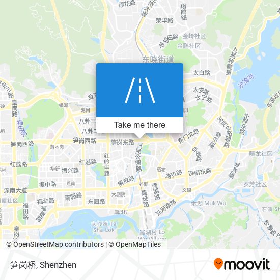 笋岗桥 map