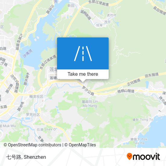 七号路 map